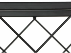 Casier à Vin 32 Bouteilles - L.55 X H.71 Cm - Métal - Noir - BOLINAR -Herman Miller Magasin accessoire de rangement 12291337