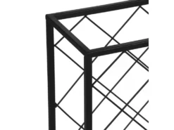 Casier à Vin 32 Bouteilles - L.55 X H.71 Cm - Métal - Noir - BOLINAR -Herman Miller Magasin accessoire de rangement 12291339