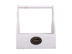 Panier à Pot En Bois Blanc 26x17,5x10/30 Cm -Herman Miller Magasin accessoire et rangement cuisine 12342929