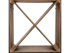 Meuble De Bar Range Bouteilles Et Porte Verres En Bois Et Métal Noir H 160 Cn -Herman Miller Magasin accessoire et rangement cuisine 12563015