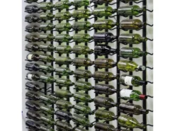 Porte-bouteilles Mural En Métal Noir 18 Bouteilles -Herman Miller Magasin accessoire et rangement cuisine 12611055