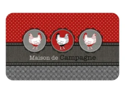 Tapis Multi-usage 45x75cm Auberge Des Poules