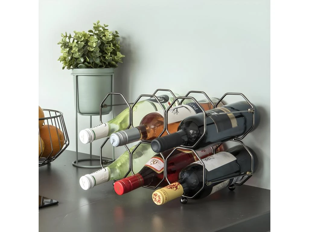 Range Bouteilles Pliable Honeycomb Gris Foncé Present Time 2 Range Bouteilles Pliable Honeycomb Gris Foncé Present Time – Image 2