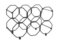 Range Bouteilles Pliable Honeycomb Noir Present Time -Herman Miller Magasin accessoire et rangement cuisine 12965783