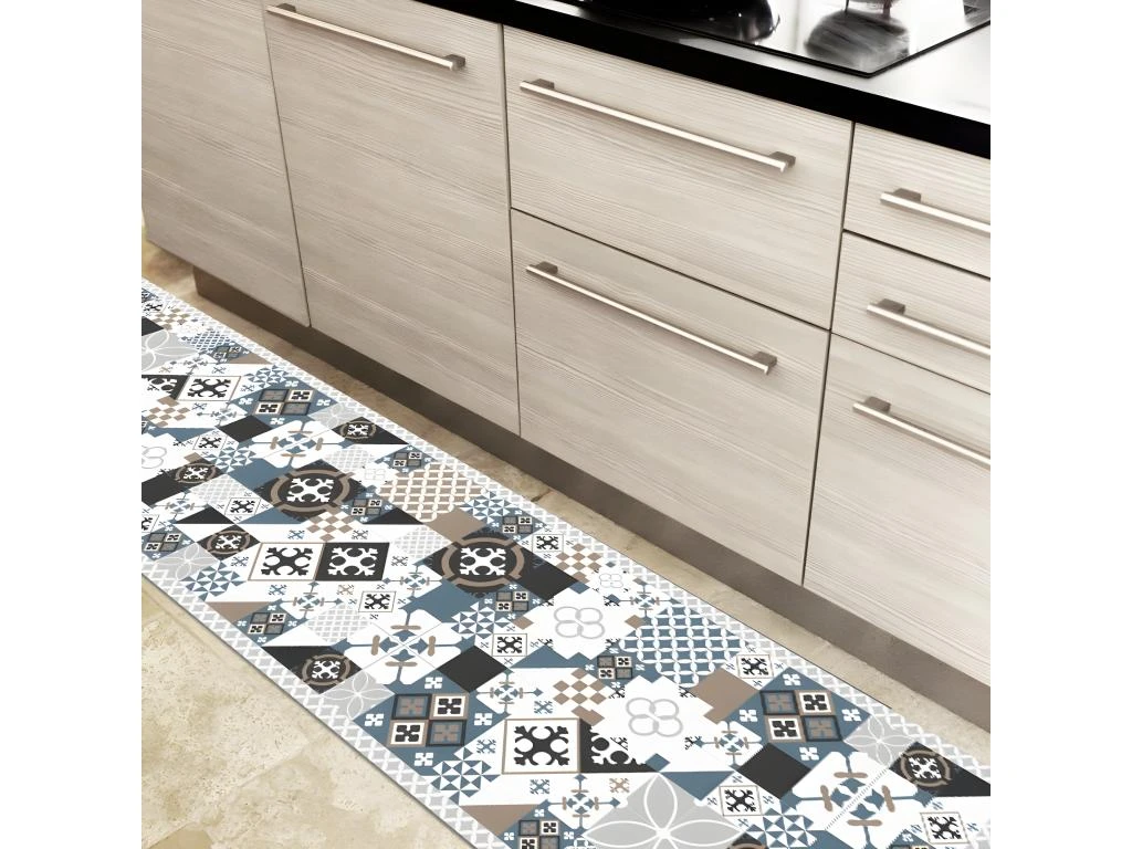 Tapis Vinyle Médium L 50xL120cm - Ciment Style Dulce - Vinyle 1 Tapis Vinyle Médium L 50xL120cm - Ciment Style Dulce - Vinyle