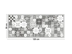 Tapis Vinyle Médium L 50xL120cm - Ciment Style Gris - Vinyle -Herman Miller Magasin accessoire et rangement cuisine 13157299