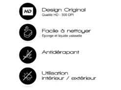 Tapis Vinyle Médium L 50xL120cm - Full Metal - Vinyle -Herman Miller Magasin accessoire et rangement cuisine 13157389