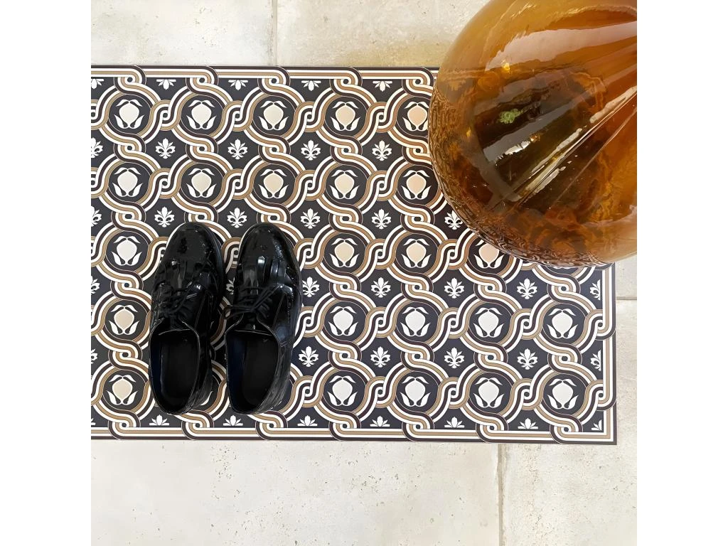 Tapis Vinyle Médium L 50xL120cm - Venezia Bourgogne - Vinyle 1 Tapis Vinyle Médium L 50xL120cm - Venezia Bourgogne - Vinyle