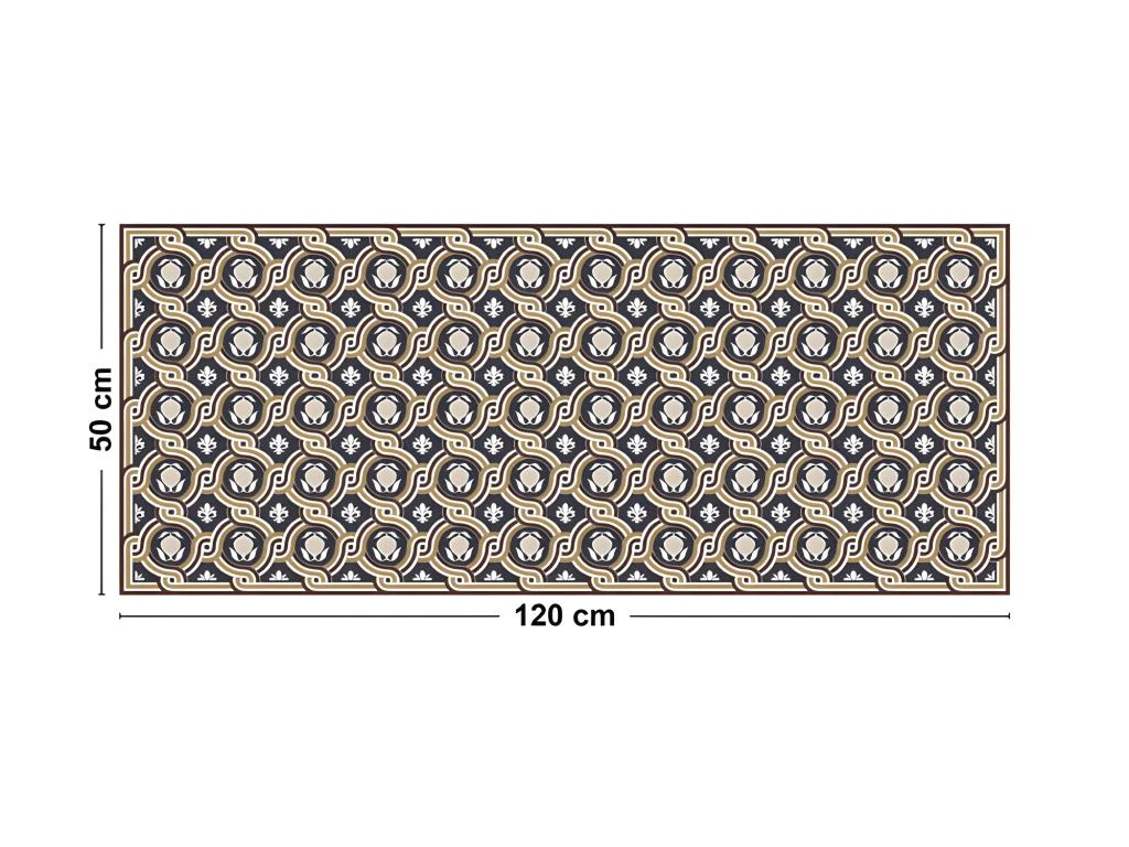 Tapis Vinyle Médium L 50xL120cm - Venezia Bourgogne - Vinyle 4 Tapis Vinyle Médium L 50xL120cm - Venezia Bourgogne - Vinyle – Image 4