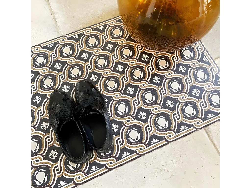 Tapis Vinyle Médium L 50xL120cm - Venezia Bourgogne - Vinyle 5 Tapis Vinyle Médium L 50xL120cm - Venezia Bourgogne - Vinyle – Image 5