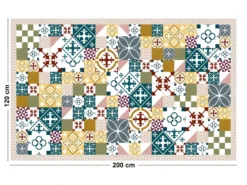 Tapis Vinyle Large L120xH200cm - Ciment Style Colors - Vinyle -Herman Miller Magasin accessoire et rangement cuisine 13157747