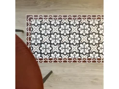 Tapis Vinyle Médium Bis L 50xL200cm - Cassandre Terracotta - Vinyle