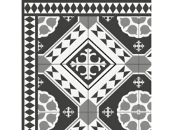 Tapis Vinyle Médium Bis L 50xL200cm - Carreaux De Ciment Faustine Gris - Vinyle 7 Tapis Vinyle Médium Bis L 50xL200cm - Carreaux De Ciment Faustine Gris - Vinyle -Herman Miller Magasin accessoire et rangement cuisine 13158101