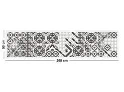 Tapis Vinyle Médium Bis L 50xL200cm - Naples Taupe - Vinyle -Herman Miller Magasin accessoire et rangement cuisine 13158183