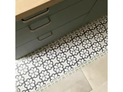 Tapis Vinyle Médium L 50xL120cm - Cassandre Vert - Vinyle