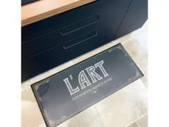 Tapis Vinyle Large L120xH200cm - Art Rétro - Vinyle