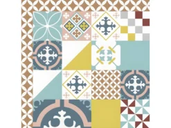 Tapis Vinyle Large L120xH200cm - Ciment Style Authentique - Vinyle -Herman Miller Magasin accessoire et rangement cuisine 13159841