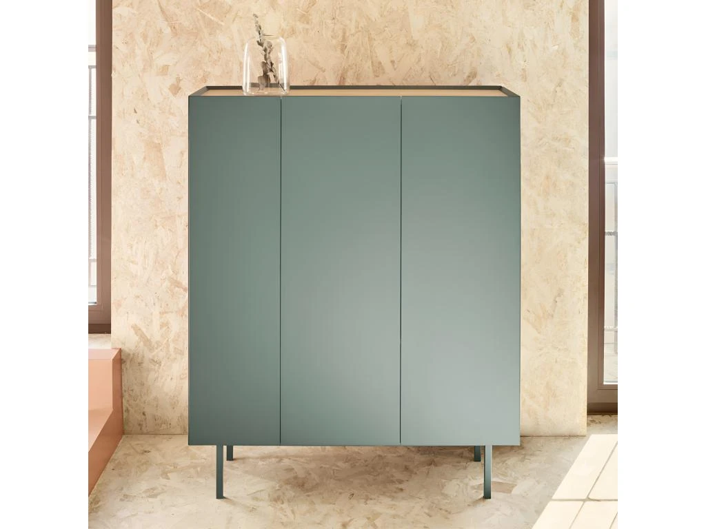 Arista - Casier à Bouteilles En Bois - Couleur - Vert Amande 2 Arista - Casier à Bouteilles En Bois - Couleur - Vert Amande – Image 2