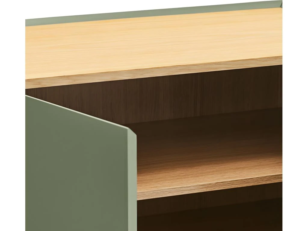 Arista - Casier à Bouteilles En Bois - Couleur - Vert Amande 9 Arista - Casier à Bouteilles En Bois - Couleur - Vert Amande – Image 9