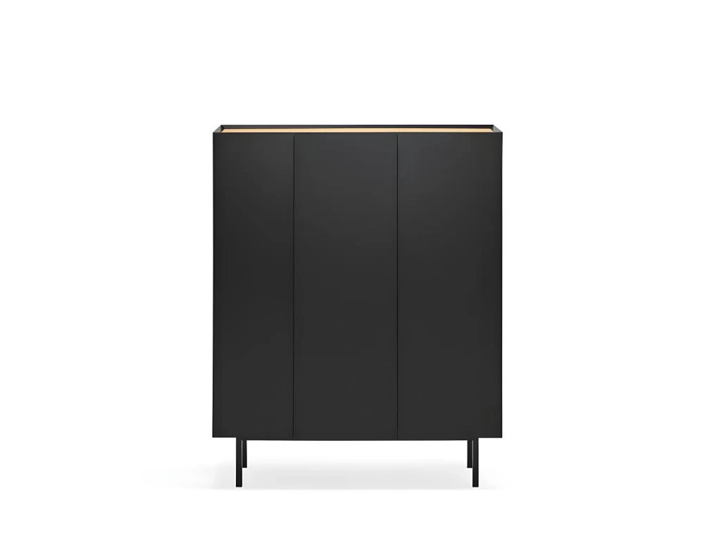 Arista - Casier à Bouteilles En Bois - Couleur - Noir 1 Arista - Casier à Bouteilles En Bois - Couleur - Noir