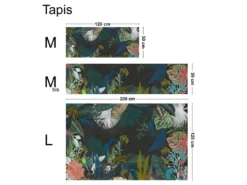 Tapis Vinyle Médium L 50xL120cm - Jungle Douanier Rousseau - Vinyle -Herman Miller Magasin accessoire et rangement cuisine 13989867