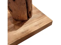 Range-bouteilles Tronc D'arbre En Teck 184 Cm Socle Carré - TOKELA -Herman Miller Magasin accessoire et rangement cuisine 14291499