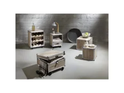 Meuble Range Bouteilles "Mallette" 63cm Naturel -Herman Miller Magasin accessoire et rangement cuisine 14332641