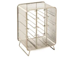 Porte-Bouteilles En Acier "12 Bouteilles" 46cm Or