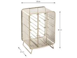 Porte-Bouteilles En Acier "12 Bouteilles" 46cm Or -Herman Miller Magasin accessoire et rangement cuisine 14332765