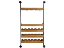 Porte-Bouteilles Mural "Vin" 124cm Naturel -Herman Miller Magasin accessoire et rangement cuisine 14332781