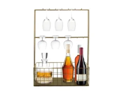 Mini Bar Mural "16 Crochets & Panier" 62cm Or -Herman Miller Magasin accessoire et rangement cuisine 14332795