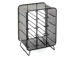 Porte-Bouteilles En Acier "12 Bouteilles" 46cm Noir