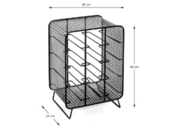 Porte-Bouteilles En Acier "12 Bouteilles" 46cm Noir -Herman Miller Magasin accessoire et rangement cuisine 14332827