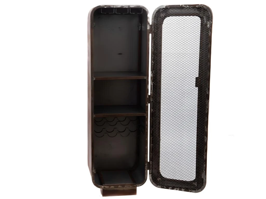 Armoire 1 Porte Vintage En Métal 2 Armoire 1 Porte Vintage En Métal – Image 2