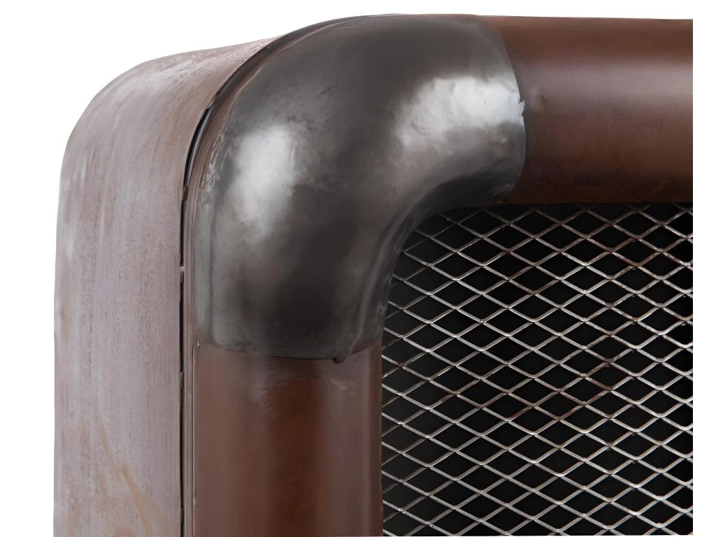 Armoire 1 Porte Vintage En Métal 3 Armoire 1 Porte Vintage En Métal – Image 3