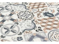 Tapis De Cuisine - Marron - Carreaux De Ciment - 80x300cm 6 Tapis De Cuisine - Marron - Carreaux De Ciment - 80x300cm -Herman Miller Magasin accessoire et rangement cuisine 15794047