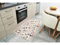 Tapis De Salle De Bain - ALMAFIE - Multicolore - 60x130cm