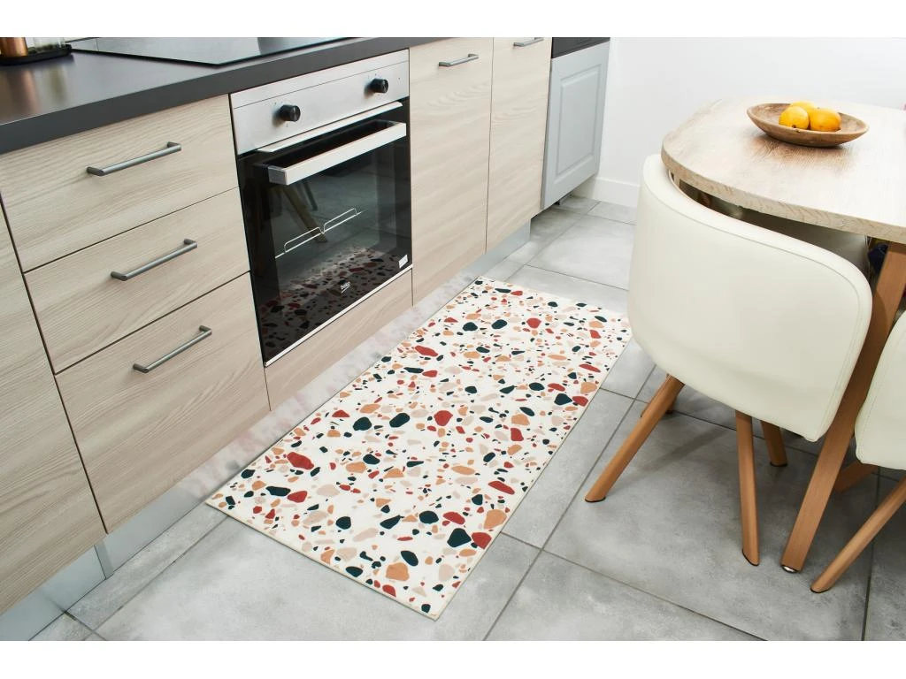 Tapis De Salle De Bain - ALMAFIE - Multicolore - 60x130cm 1 Tapis De Salle De Bain - ALMAFIE - Multicolore - 60x130cm
