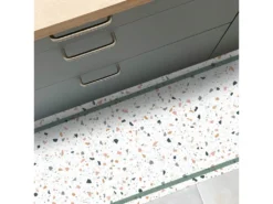 Tapis Vinyle Large L120xH200cm - Terrazzo Dolce - Vinyle