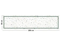 Tapis Vinyle Médium Bis L 50xL200cm - Terrazzo Dolce - Vinyle -Herman Miller Magasin accessoire et rangement cuisine 17795791