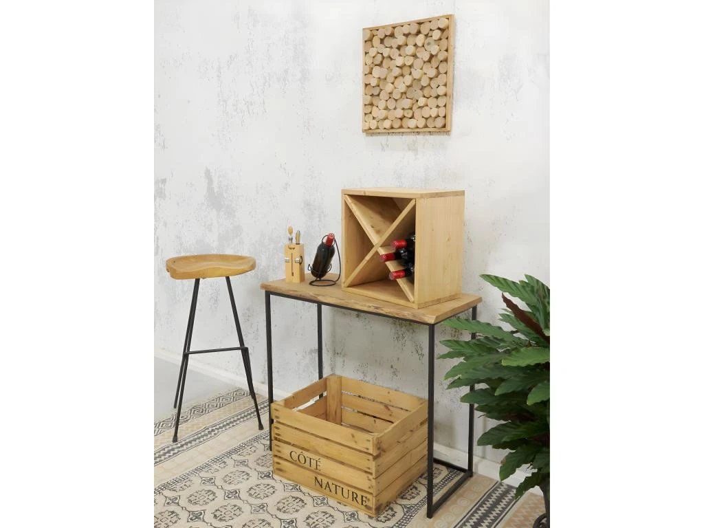 Porte Bouteille De Table En Métal (Lot De 2) 2 Porte Bouteille De Table En Métal (Lot De 2) – Image 2