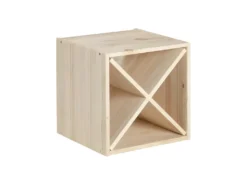 Casier à Bouteilles Modulaire En Pin 12 Bouteilles