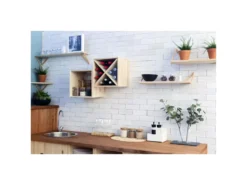 Casier à Bouteilles Modulaire En Pin 12 Bouteilles -Herman Miller Magasin accessoire et rangement cuisine 18075901