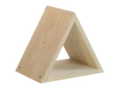 Casier à Bouteilles Triangulaire En Pin Prisma