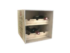 Cave à Vin En Bois 6 Bouteilles Bistrot Le Caviste