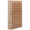 Casier à Bouteilles En Pin Massif Brut 78 Bouteilles