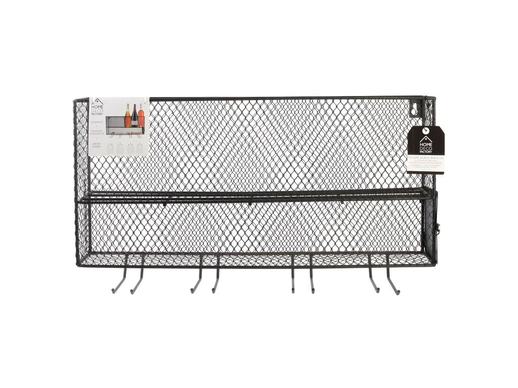 Mini Bar à Vin à Suspendre En Métal Ajouré 4 Mini Bar à Vin à Suspendre En Métal Ajouré – Image 4