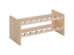 Casier à Bouteilles Empilable En Pin Katea