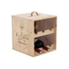 Rangement Pour 6 Bouteilles En Bois 27 X 27 X 30 Cm