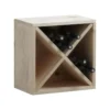 Casier De Rangement 16 Bouteilles En épicéa 40 X 25 X 40 Cm